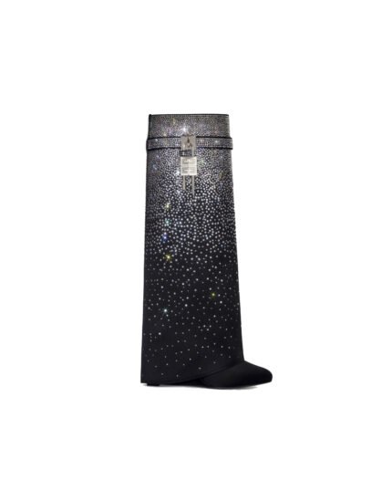 Givenchy Women's Rhinestone Satin Boots