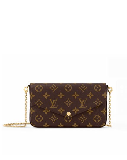 Louis Vuitton Pochette Felicie chain bag classic Monogram style