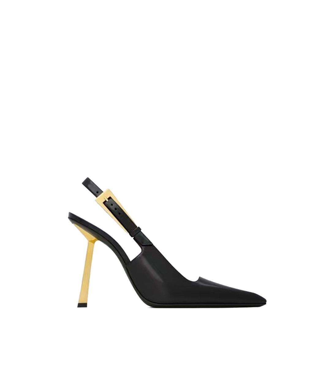 Saint Laurent square pointed toe slingback pumps Saint Laurent square pointed toe slingback pumps