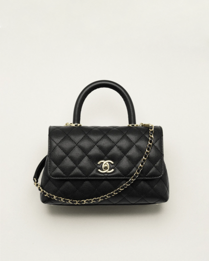 Luxurious CHANEL Flap Bag with Top Handle