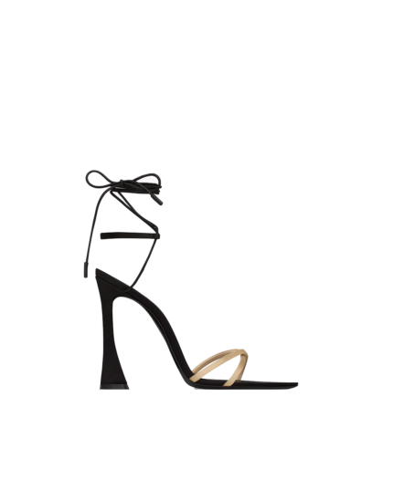 Yves Saint Laurent LIZA sandals in satin crepe