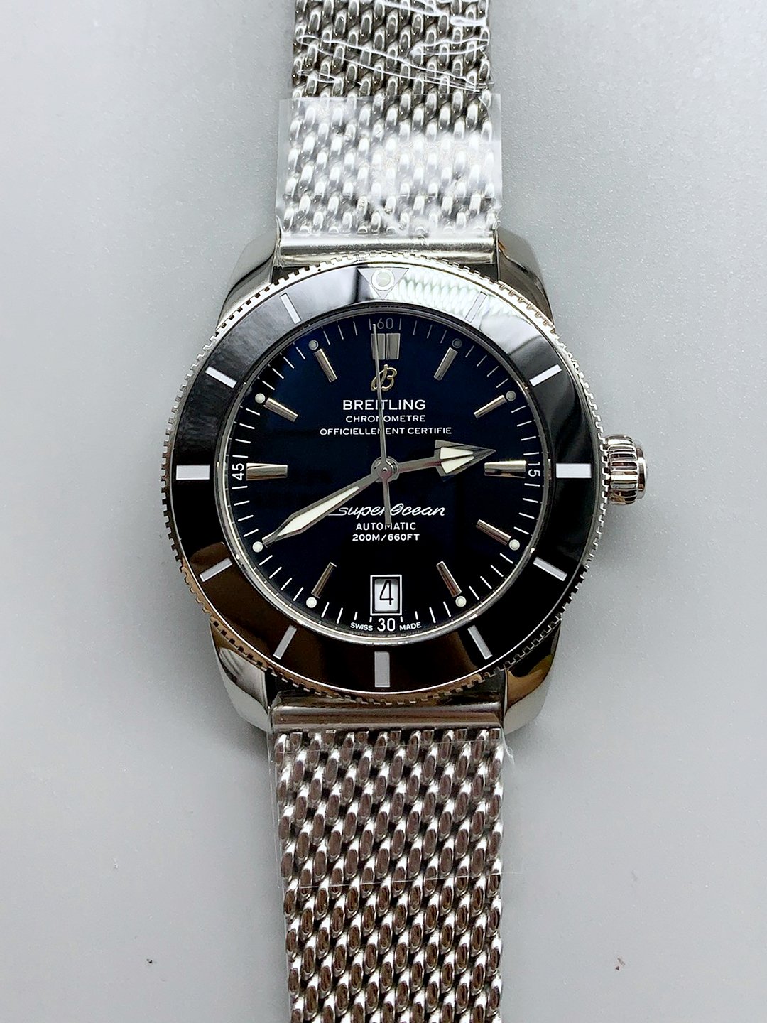 Breitling Super Ocean Heritage II B20 44mm Black Dial Watch（1:1 Super Clone）