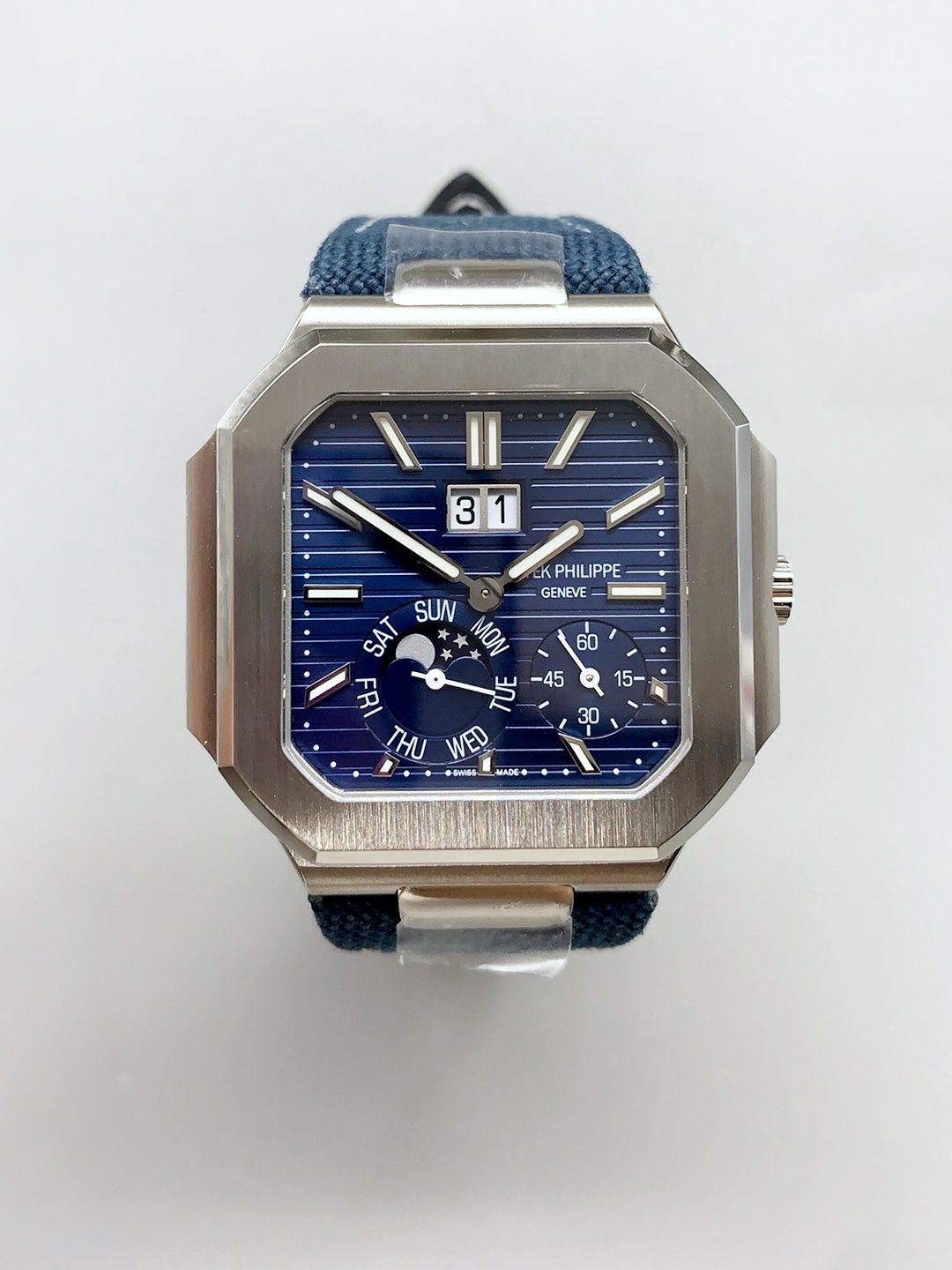 Patek Philippe Cubitus 5822 904L Steel Casing Blue Dial (1:1Super Clone)
