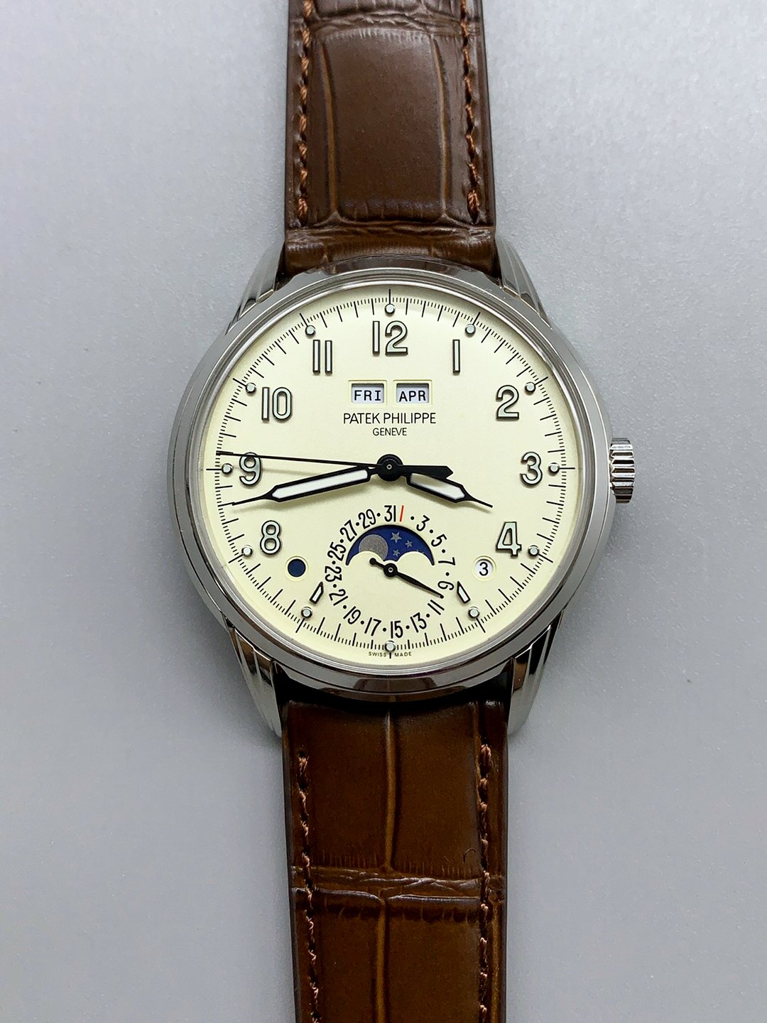 Patek Philippe Grand Complications 5320G-001，Milky White Dial(1:1 Super Clone)