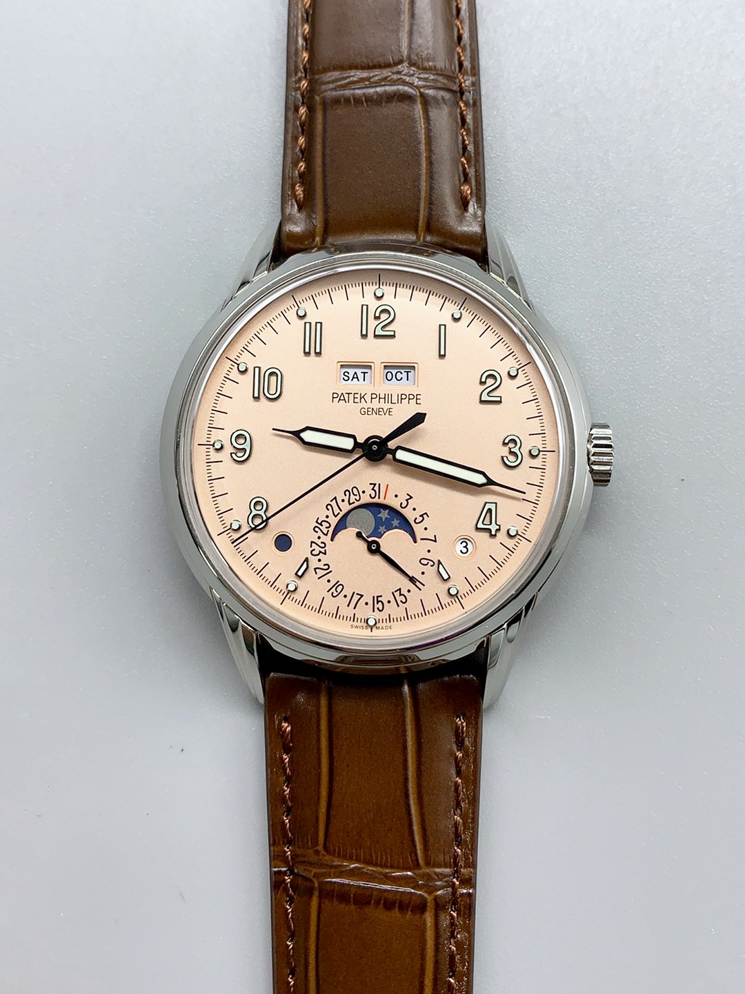 Patek Philippe Grand Complications 5320G-001，Milky White Dial(1:1 Super Clone)