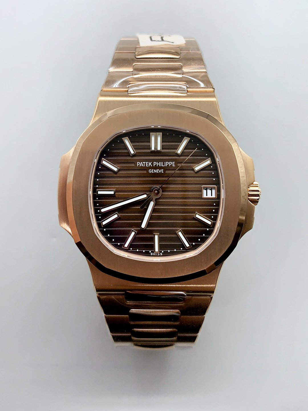 Patek Philippe Nautilus 5711/1R-001 in Rose Gold Brown Dial(1:1Super Clone)