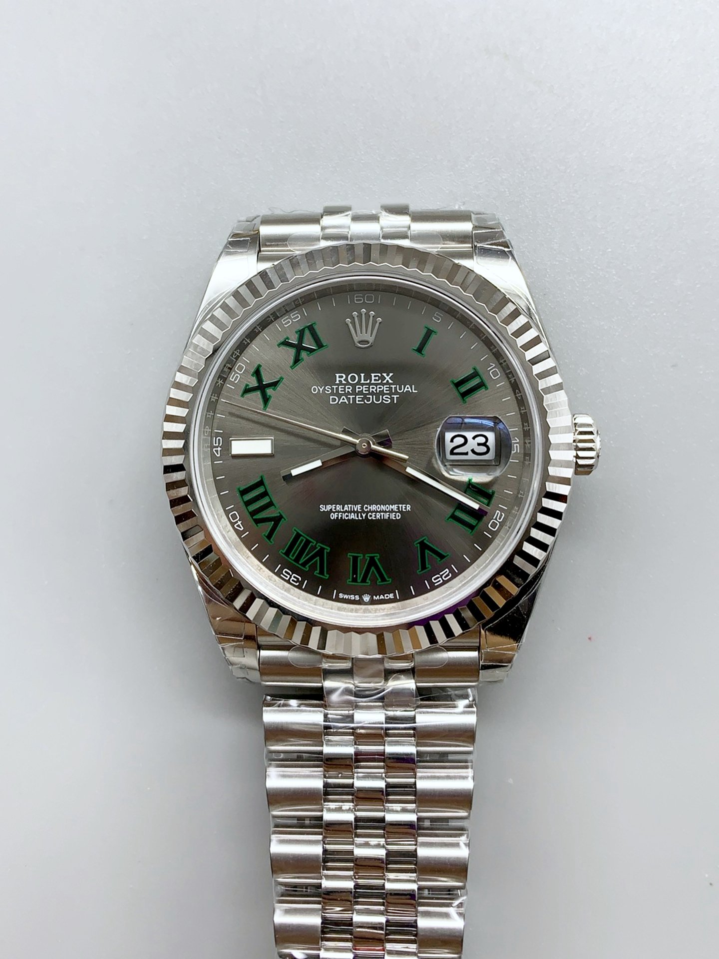 1:1 super clone Datejust 36MM &41 Wimbledon: Ref. 126334